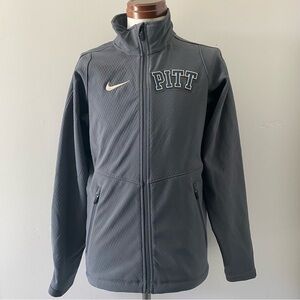 Nike men's gray PITT (University of Pittsburgh) softshell jacket, XS NWT